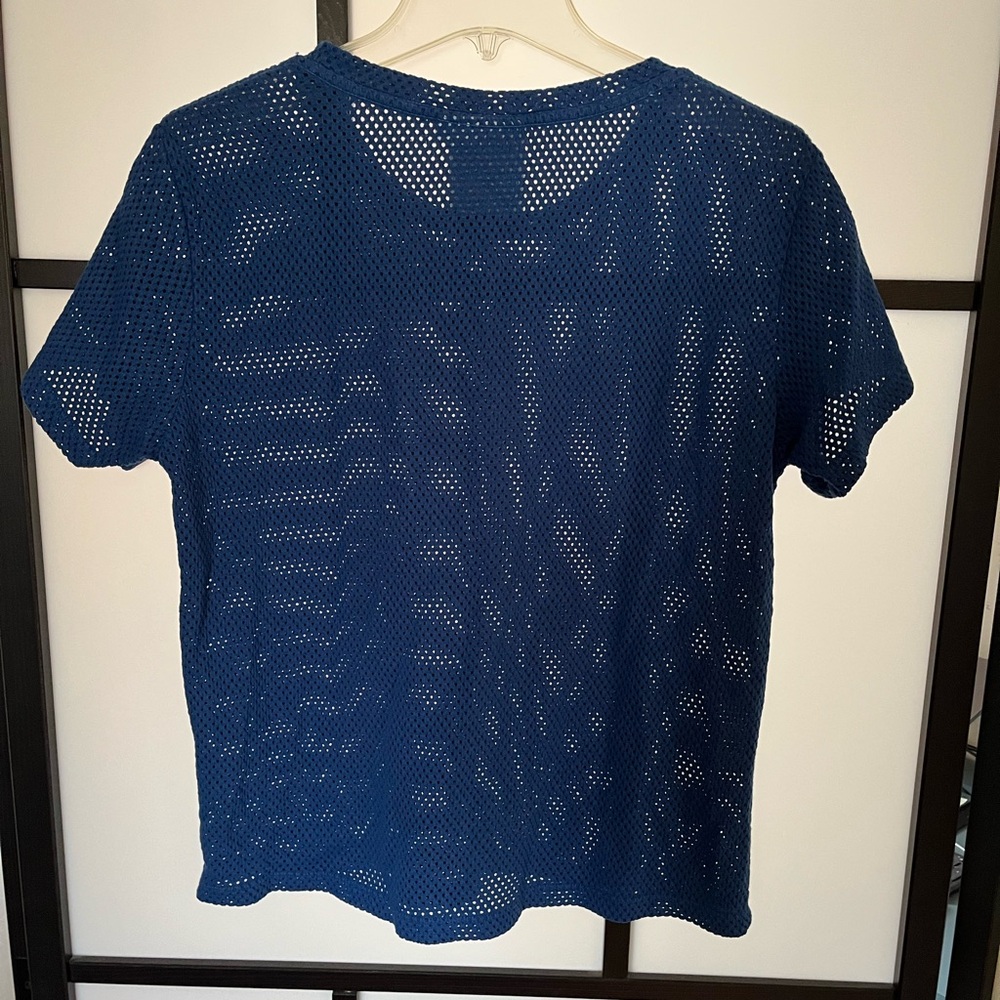 Jungmaven Carmen Mesh Tee in Galaxy Blue  | Size M | NWOT